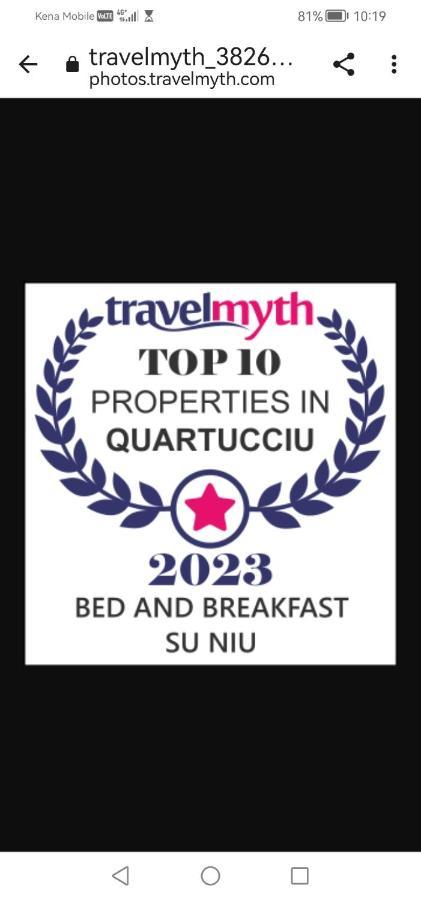 Bed And Breakfast Su Niu Quartucciu Exteriér fotografie